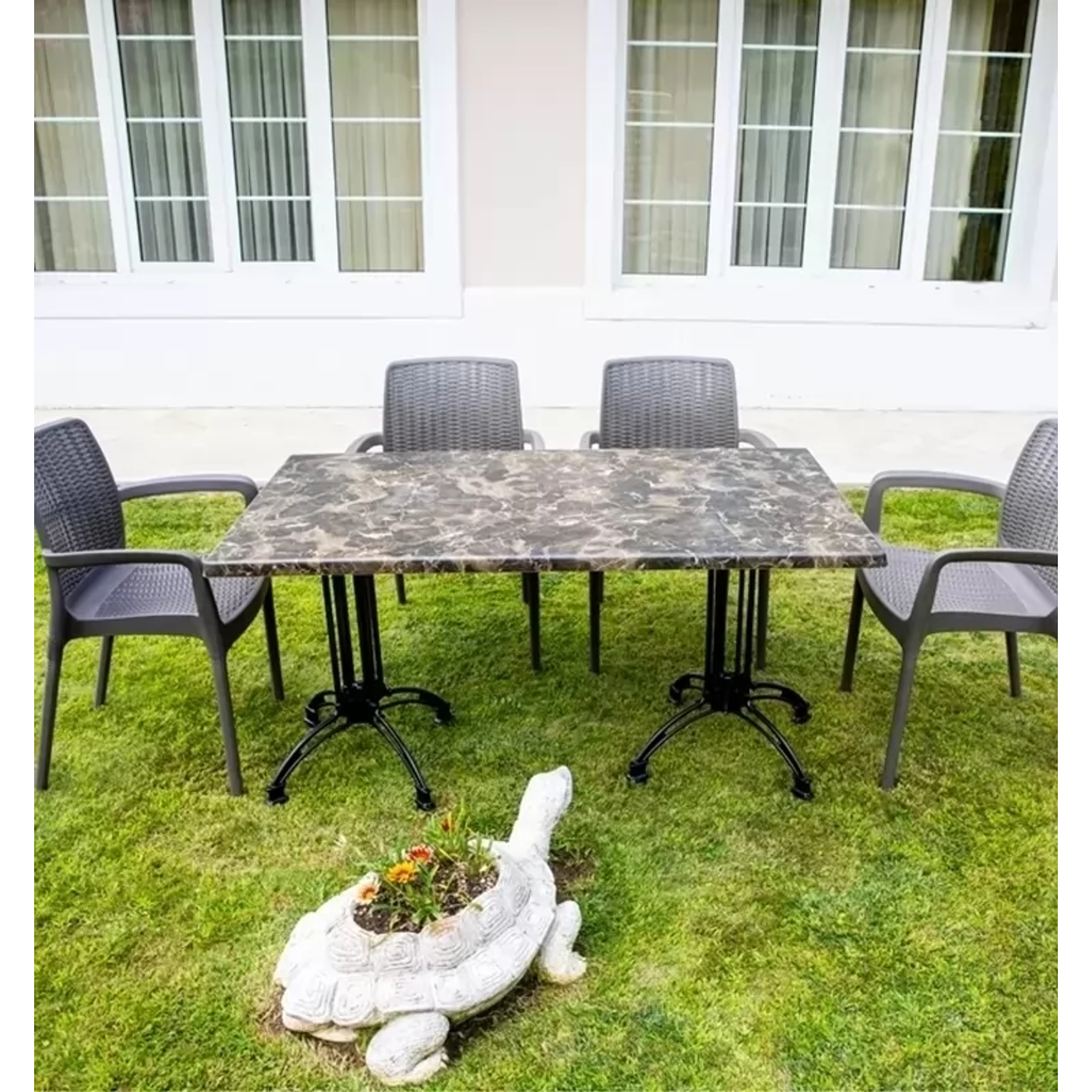 Мраморный узор Defne Table Set